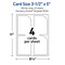 Avery Printable Single Rounded Corner Rectangle Flat Cards, 3-1/2" x 5", Matte White Cardstock, Print-to-The-Edge, Laser/Inkjet Printable, 40 Total, Great for Product Branding, Marketing, and More